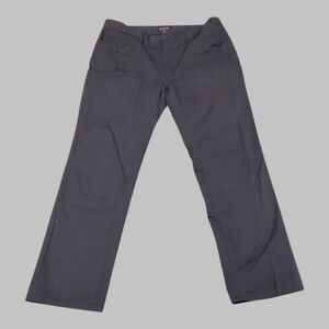 Michael Michael Kors Mens 5 Pocket Straight Fit Flex Dark Gray Pants 34x30